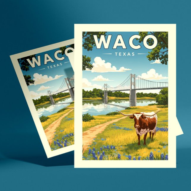 Postal Vintage Waco Texas (Subido por el creador)