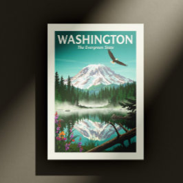 Postal Vintage Washington