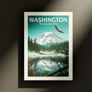 Postal Vintage Washington