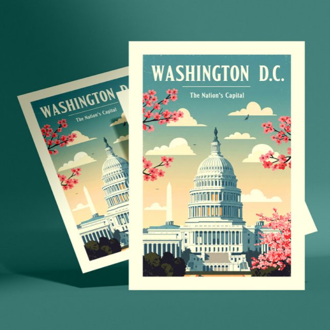 Postal Vintage Washington D.C. (Subido por el creador)