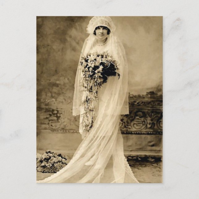 Postal Vintage Wedding A Bride (Anverso)
