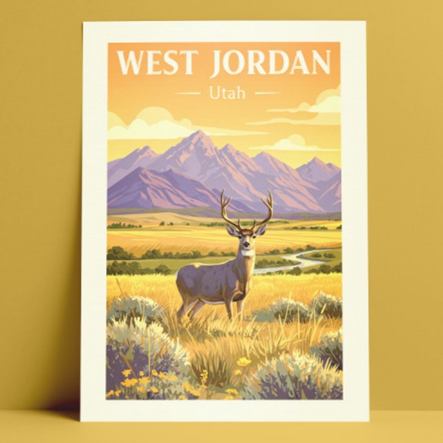 Postal Vintage West Jordan Utah (Subido por el creador)