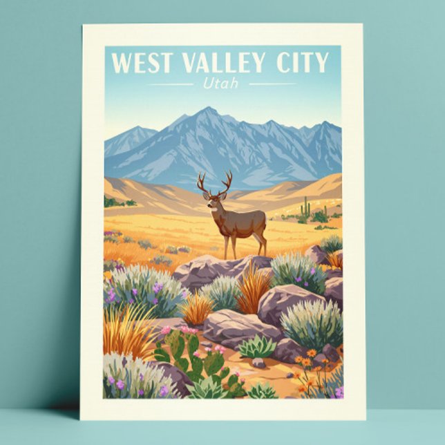 Postal Vintage West Valley City Utah (Subido por el creador)