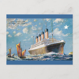 Postal Vintage White Star Olympic