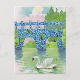 Postal Vintage White Swan Cards