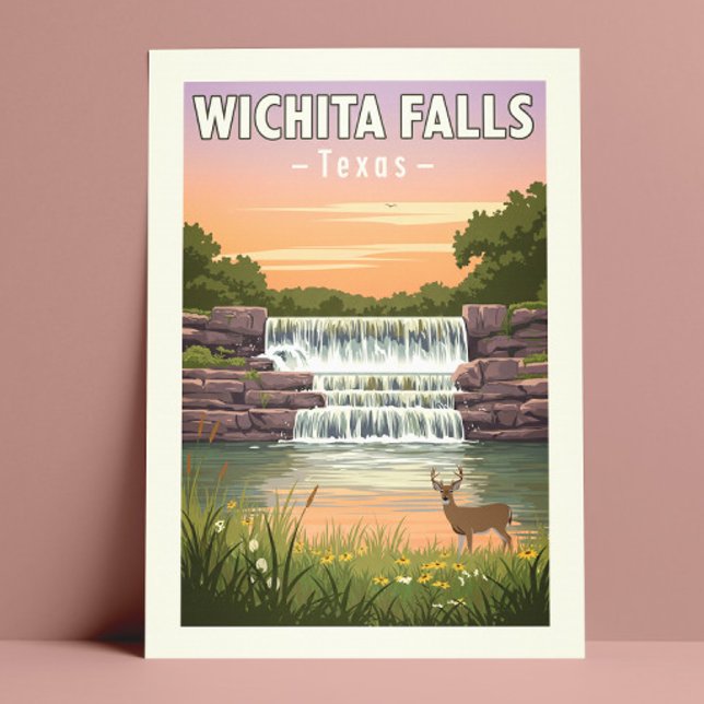 Postal Vintage Wichita Falls Texas (Subido por el creador)
