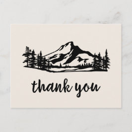 Postal Vintage Wilderness Gracias