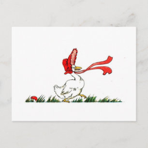 Postal Vintage Wise Mamma Goose