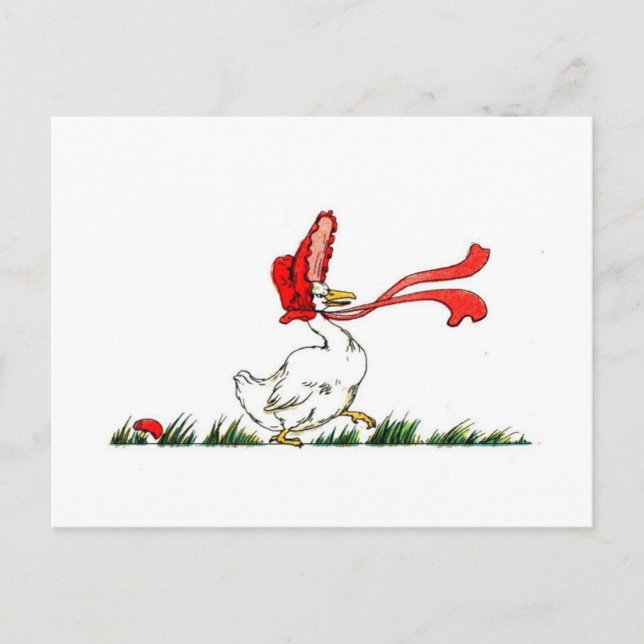 Postal Vintage Wise Mamma Goose (Anverso)