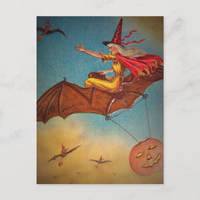Postal Vintage Witch (Anverso)