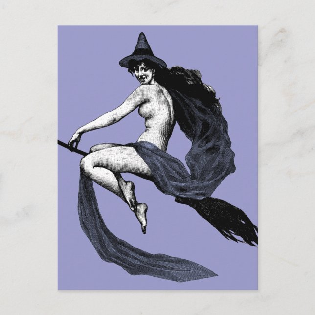 Postal Vintage Witch (Anverso)