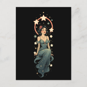 Postal Vintage Woman