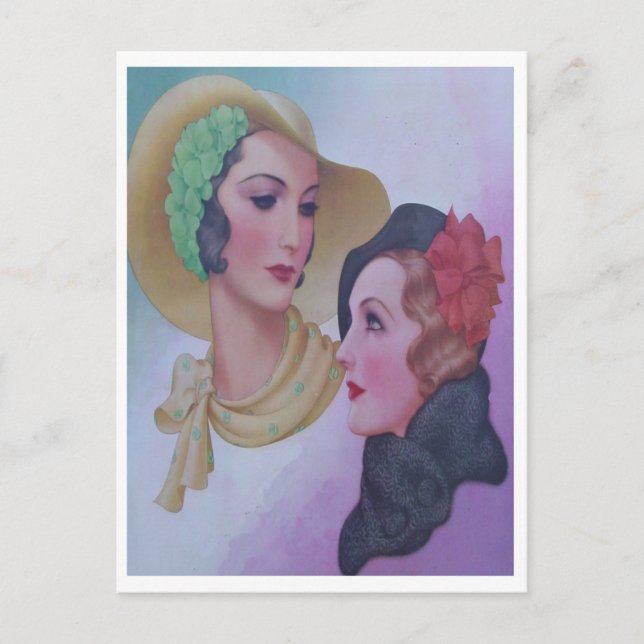 Postal Vintage Women 1932 (Anverso)