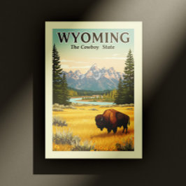 Postal Vintage Wyoming