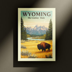Postal Vintage Wyoming