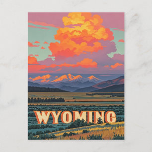 Postal Vintage Wyoming