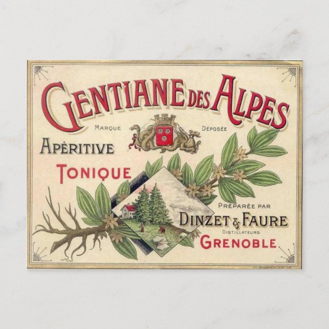 Postal Vintage y Postcard (Anverso)