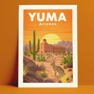 Postal Vintage Yuma Arizona