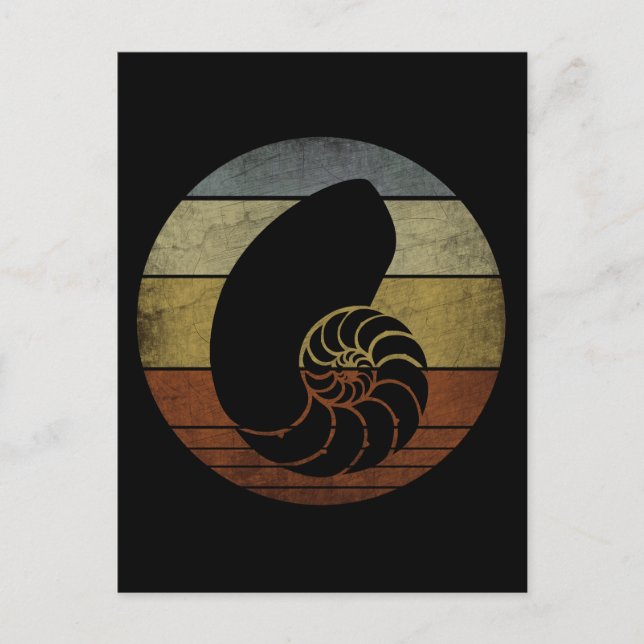 POSTAL VINTAJE RÚSTICO NAUTILUS (Anverso)