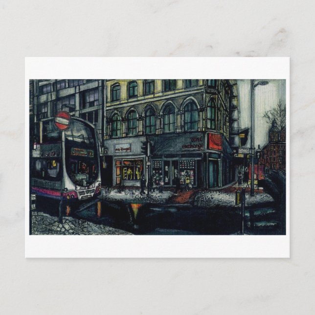 Postal Vinyl Exchange por Anthony McCarthy (Anverso)