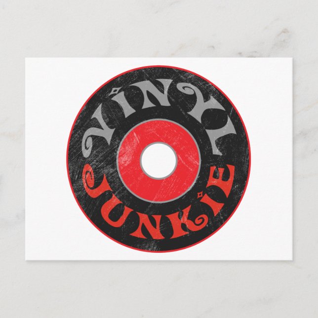 Postal Vinyl Junkie (Anverso)