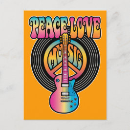 Postal Vinyl Peace Love Music