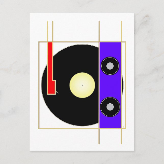 Postal Vinyl Player (Anverso)