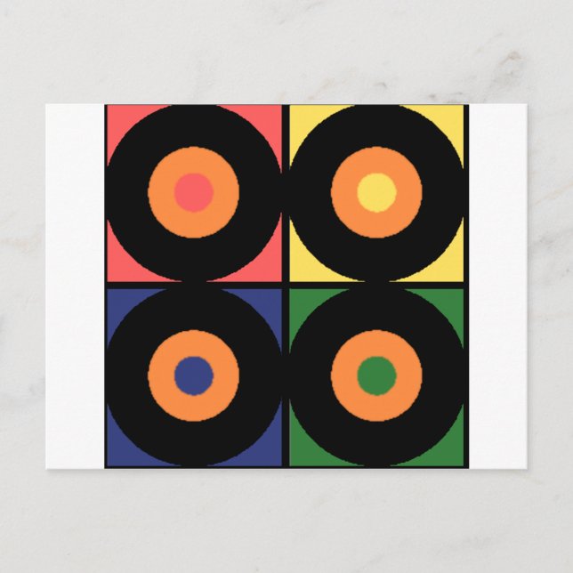 Postal Vinyl Pop Art (Anverso)