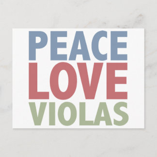 Postal Violaciones de amor por la paz