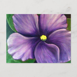 Postal Violencia Purple Africana