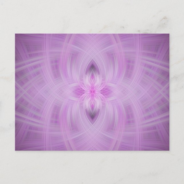 Postal VIOLET - Arte fractal - (Anverso)
