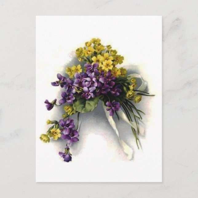 Postal Violet Bouquet (Anverso)