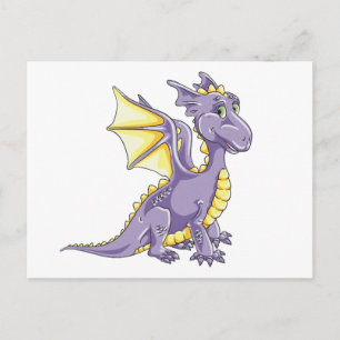 Postal Violeta Dragón