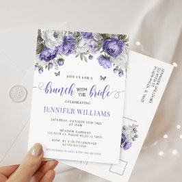 Postal violeta lavender bridal brunch