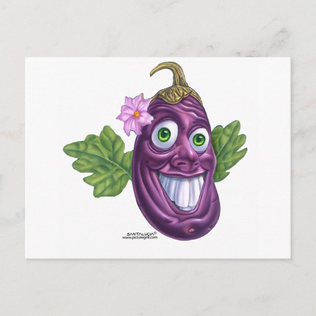 Postal violeta oscuro (Anverso)