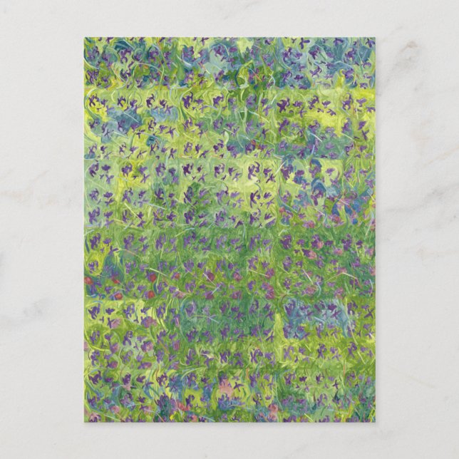 Postal Violetas dulces 2012 (Anverso)