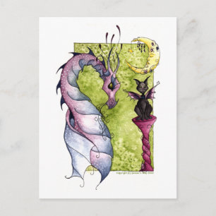 Postal Violette y Obsidian