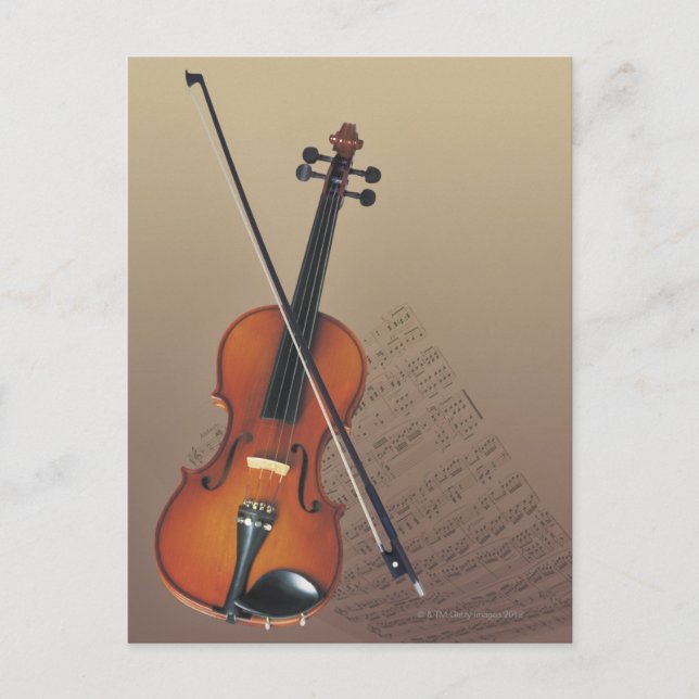 Postal Violin (Anverso)
