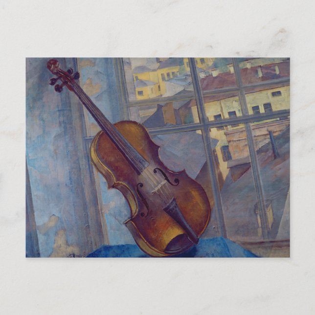 Postal Violín, 1918 (Anverso)