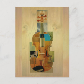 Postal Violín compuesto