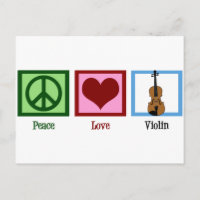 Violín de amor por la paz