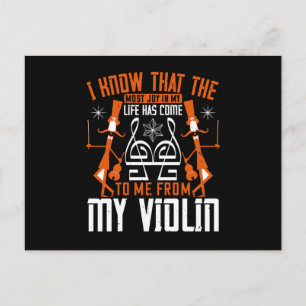 Postal Violin - El Violín Es La Alegría De Mi Vida