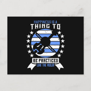 Postal Violin: La Felicidad Necesita Practicarse