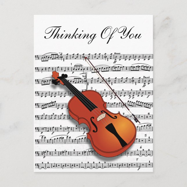 Postal Violin Lover_ (Anverso)