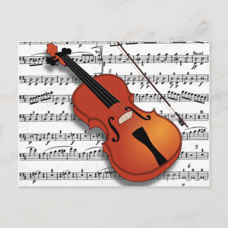 Postal Violin Lover_
