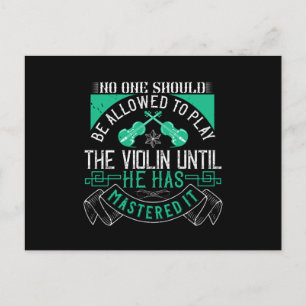 Postal Violin - Master Violin Antes De Jugar