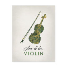 Violín - Música de mármol verde