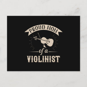 Postal Violin - Orgullosa Madre De Un Violinista