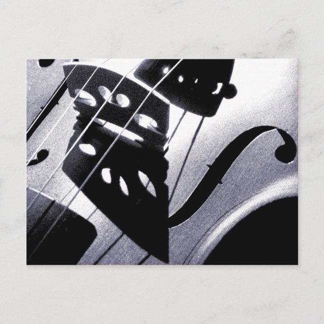 Postal Violin Postcard (Anverso)