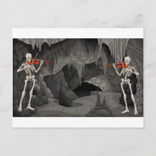 Postal violin skeleton